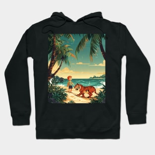 Calvin and Hobbes Cartwheeling Celebrations Hoodie